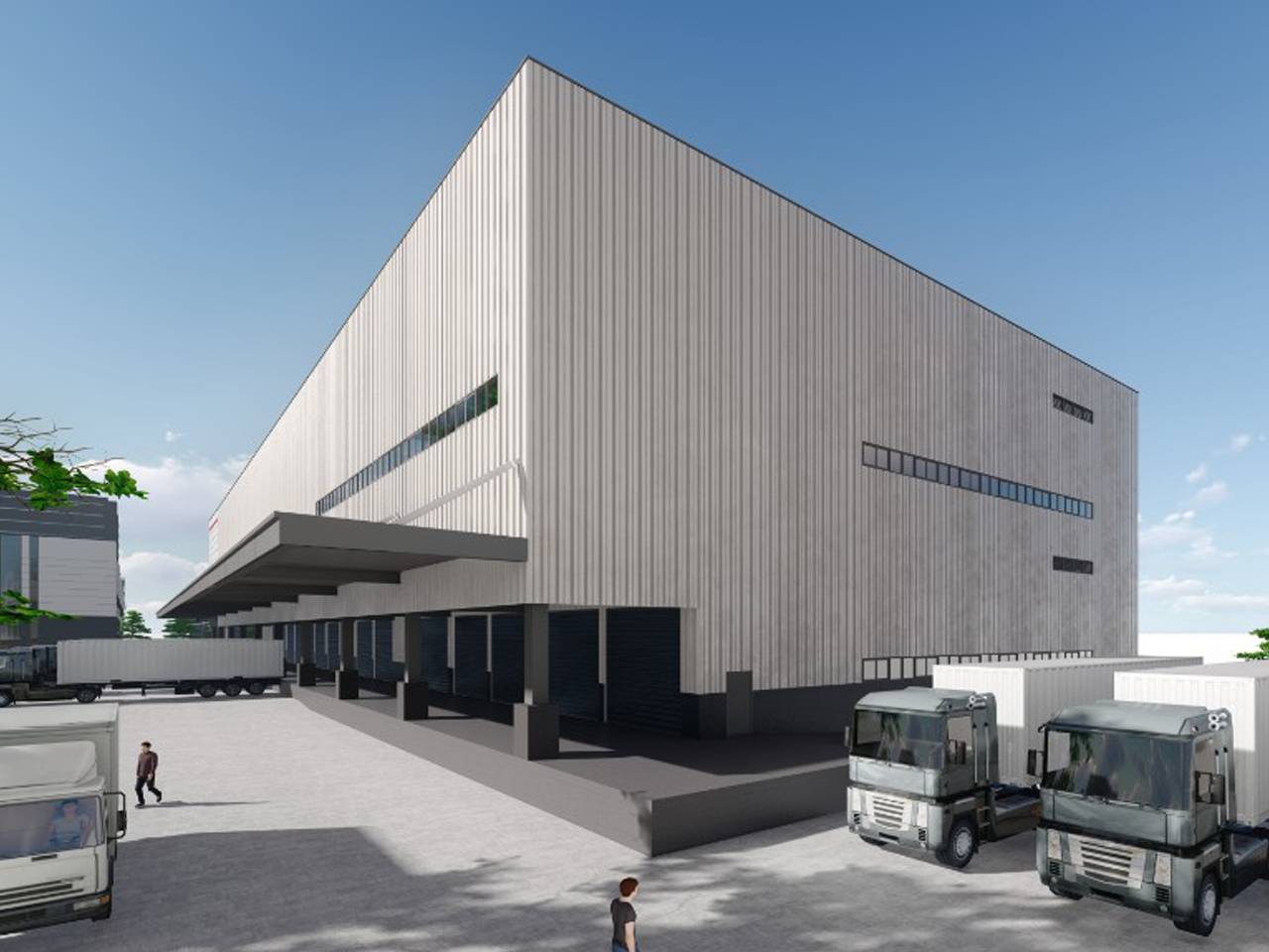 林口交流道頂級碼頭挑高廠房——...